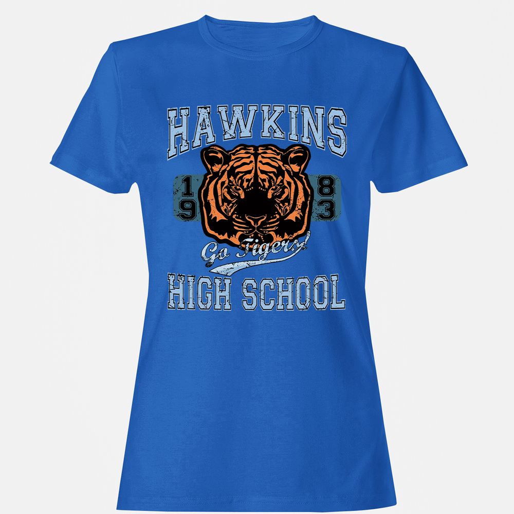 Women's T-Shirt - DHZ1YWFQ - Royal - 14