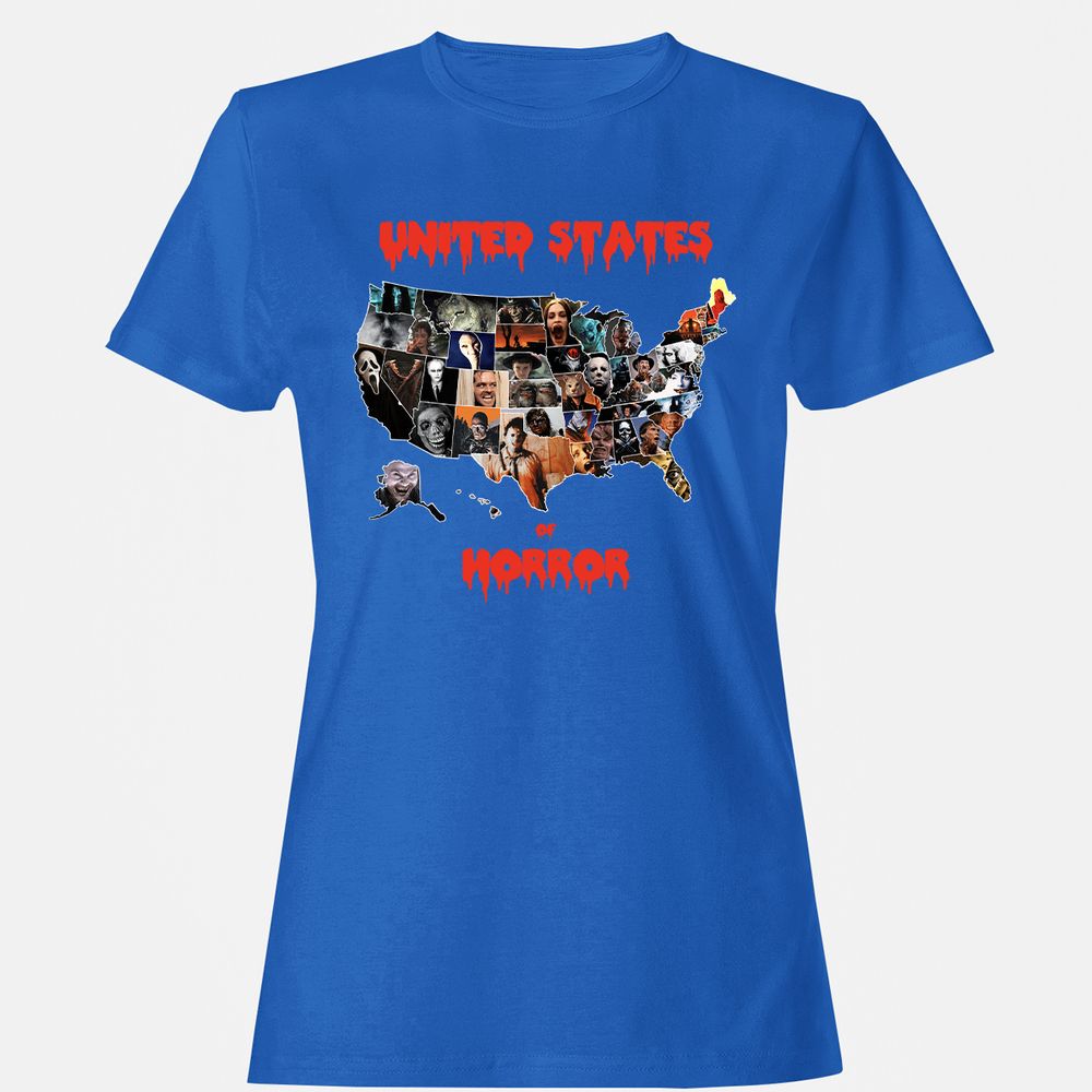 Women's T-Shirt - 76CAJTHA - Royal - 14