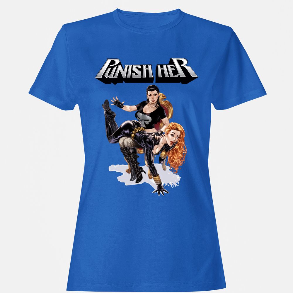 Women's T-Shirt - 7N5D7GK9 - Royal - 14