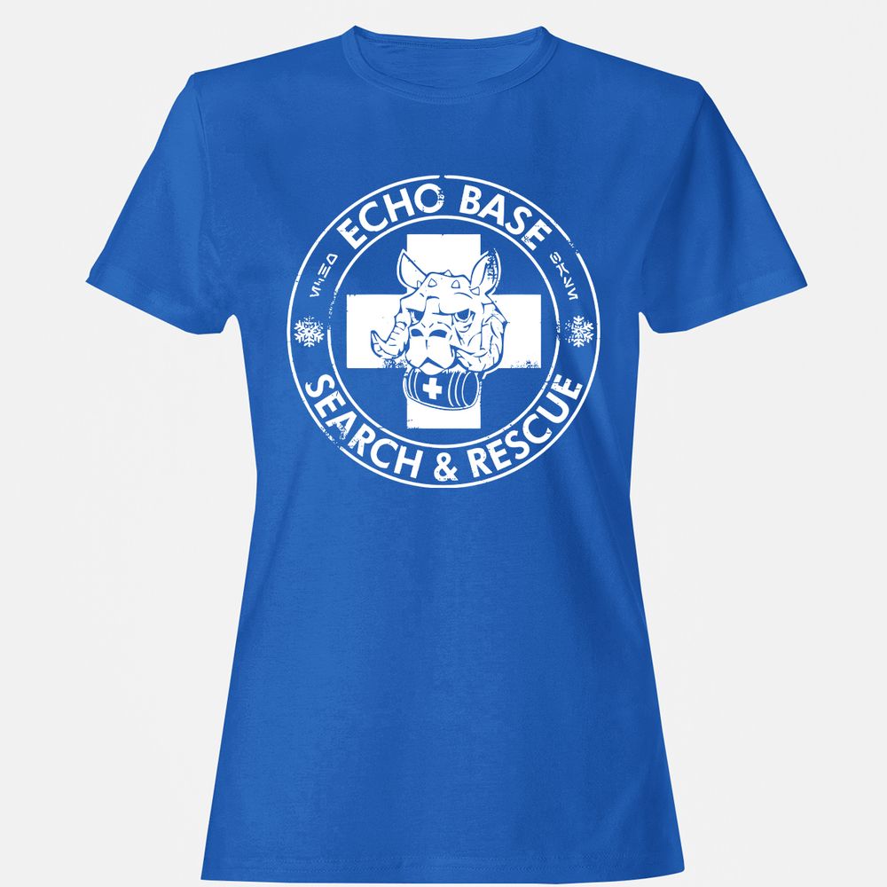 Women's T-Shirt - Q9U34EPE - Royal - 14