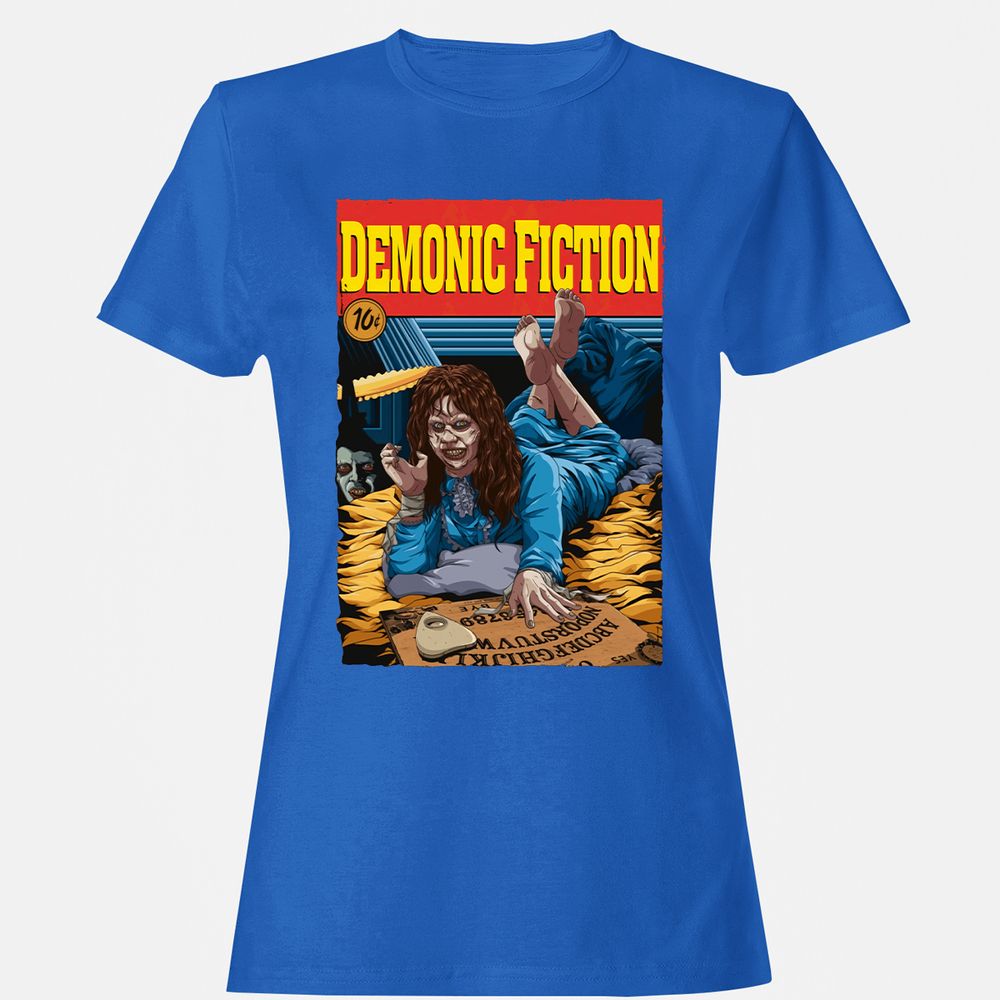 Women's T-Shirt - Q9YYLHJE - Royal - 14