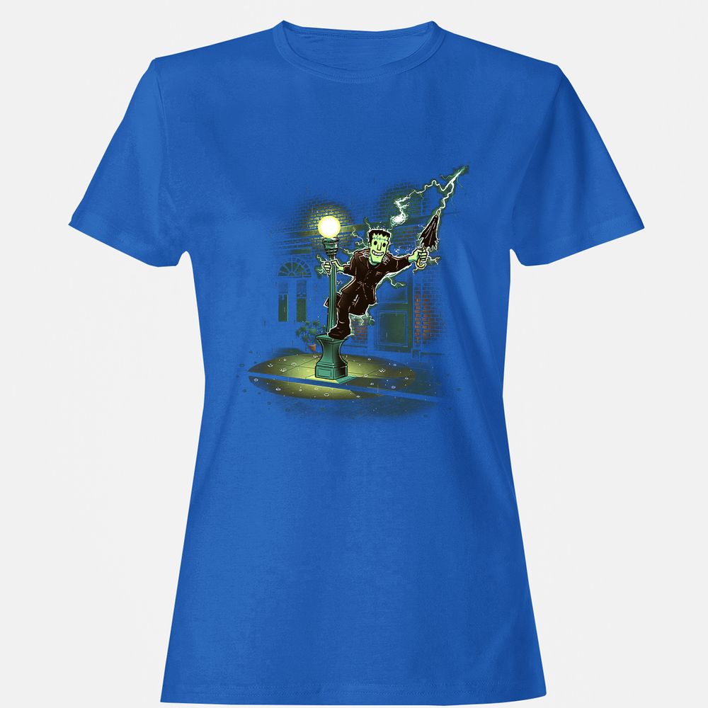 Women's T-Shirt - 29N4DFEF - Royal - 14