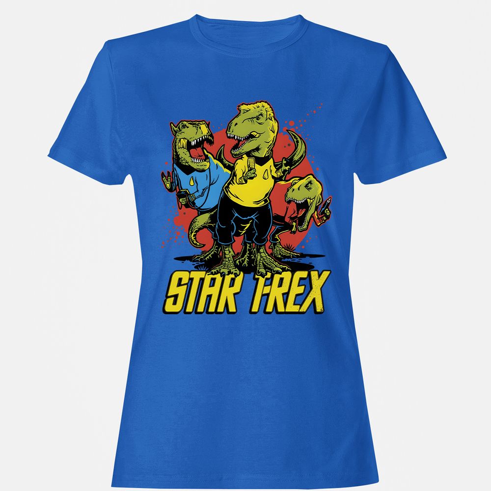 Women's T-Shirt - FD3NP9PQ - Royal - 14