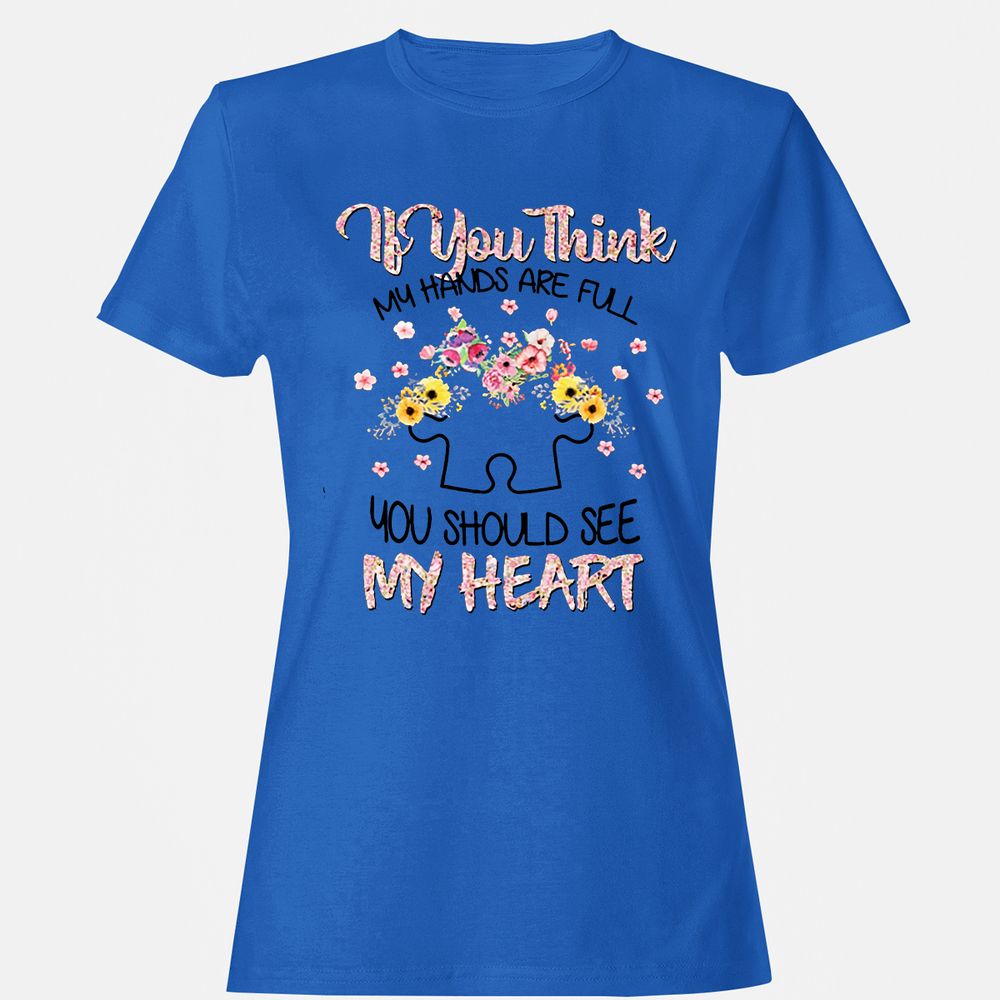 Women's T-Shirt - 1KYVQDDQ - Royal - 14