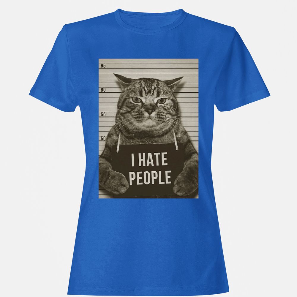 Women's T-Shirt - Q8WJD9UC - Royal - 14