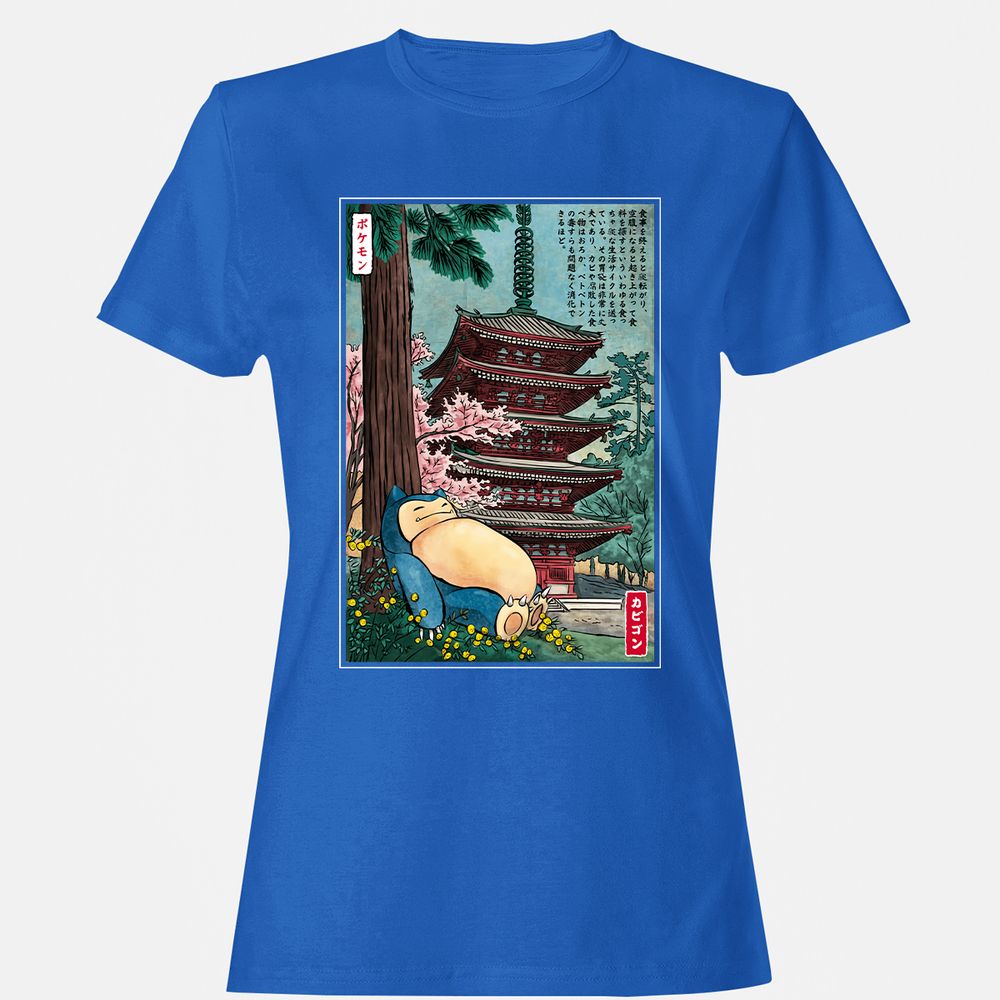 Women's T-Shirt - 3ECXWRP9 - Royal - 14