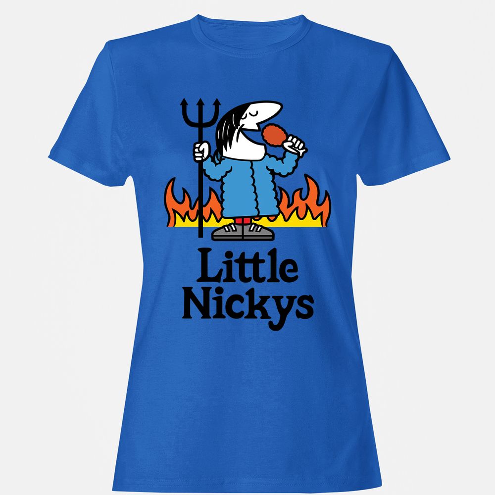 Women's T-Shirt - 61Q7YRGQ - Royal - 14