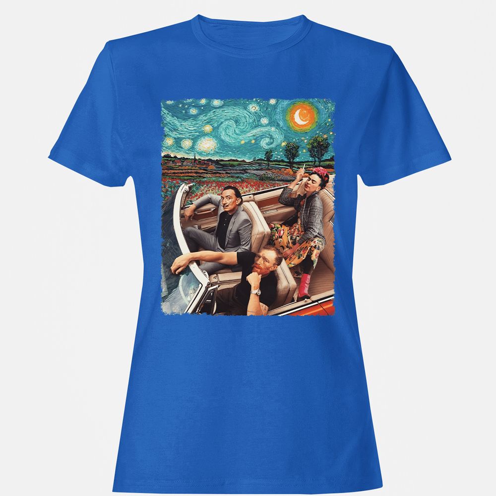 Women's T-Shirt - 74GEV9ZB - Royal - 14