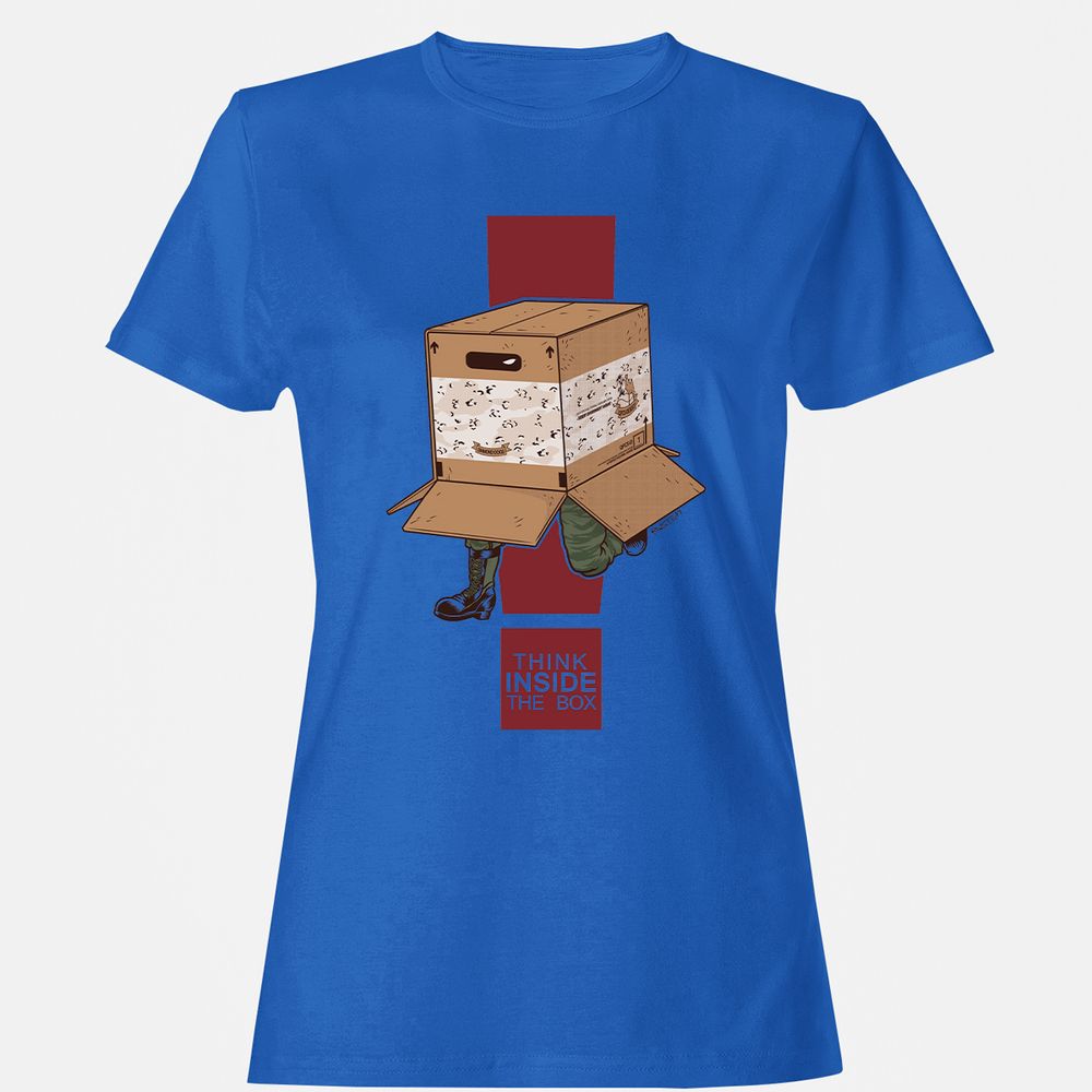 Women's T-Shirt - 8GAHCQYN - Royal - 14