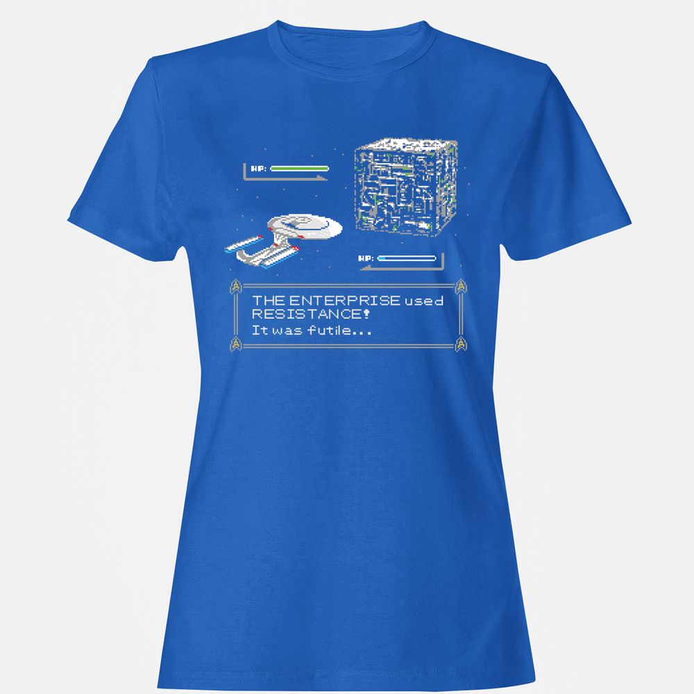 Women's T-Shirt - 5V4TRK5M - Royal - 14