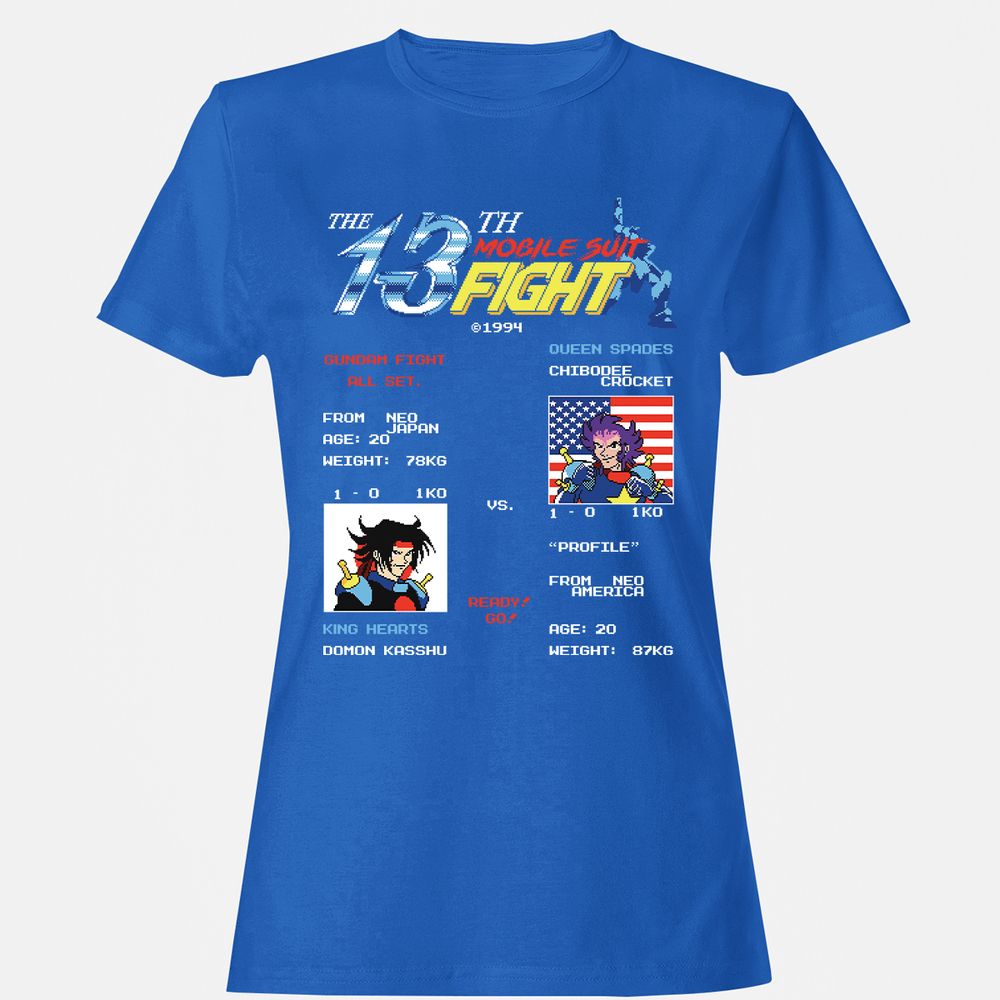 Women's T-Shirt - AVBU1Z8Q - Royal - 14