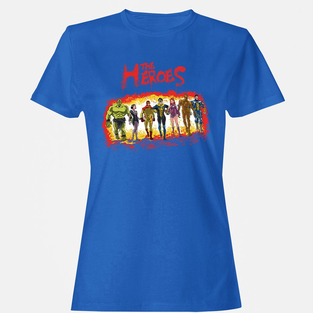 Women's T-Shirt - W5HHP1VY - Royal - 14