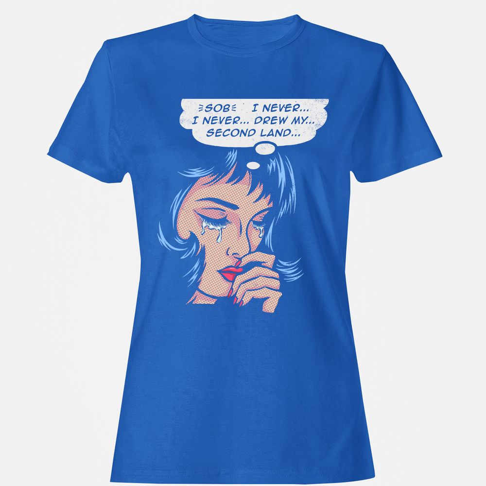 Women's T-Shirt - ZZ5J7JJE - Royal - 14