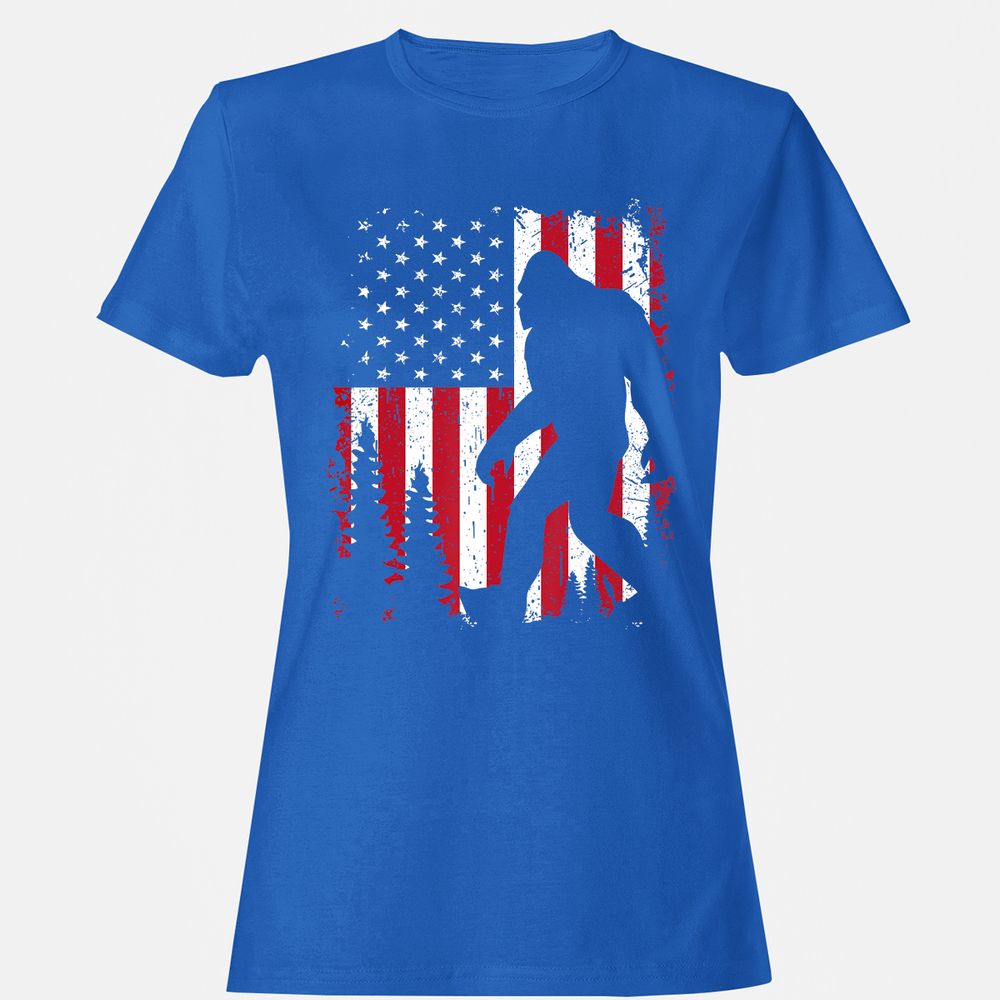 Women's T-Shirt - W4QFYJDD - Royal - 14
