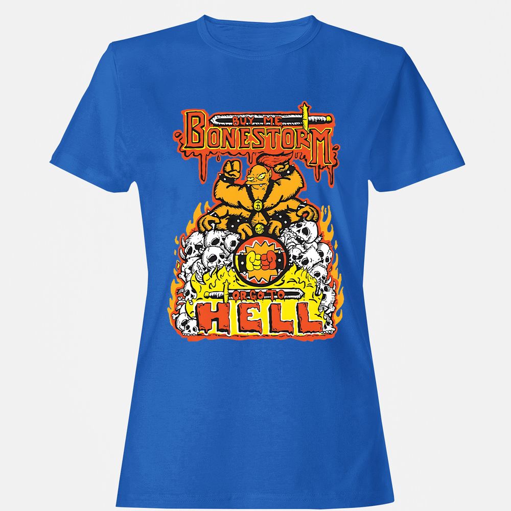Women's T-Shirt - 4N5JTKQW - Royal - 14