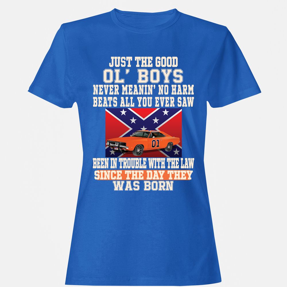 Women's T-Shirt - Z9G89LSP - Royal - 14