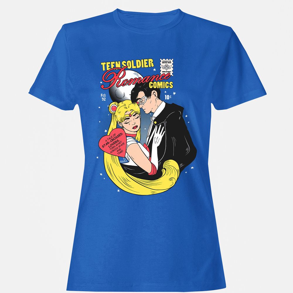 Women's T-Shirt - 2JL8P9L6 - Royal - 14