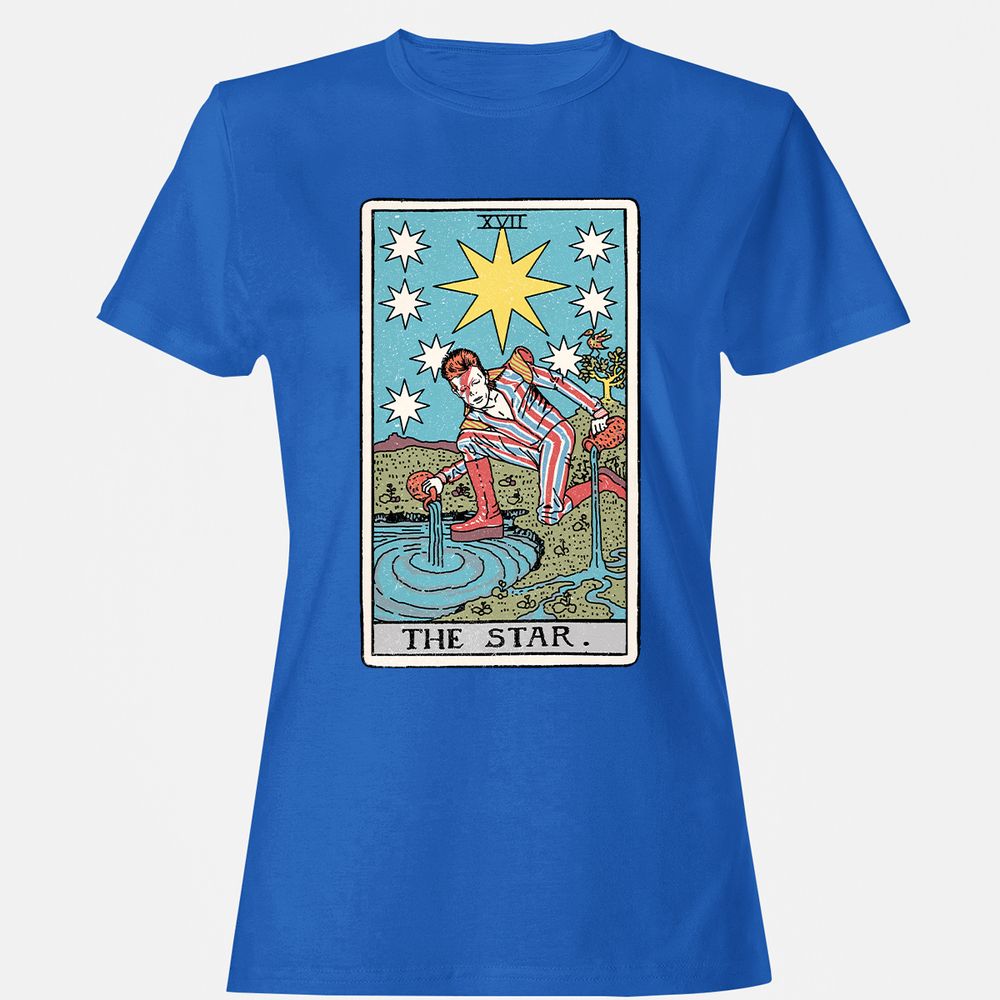 Women's T-Shirt - Q9YRQPHQ - Royal - 14