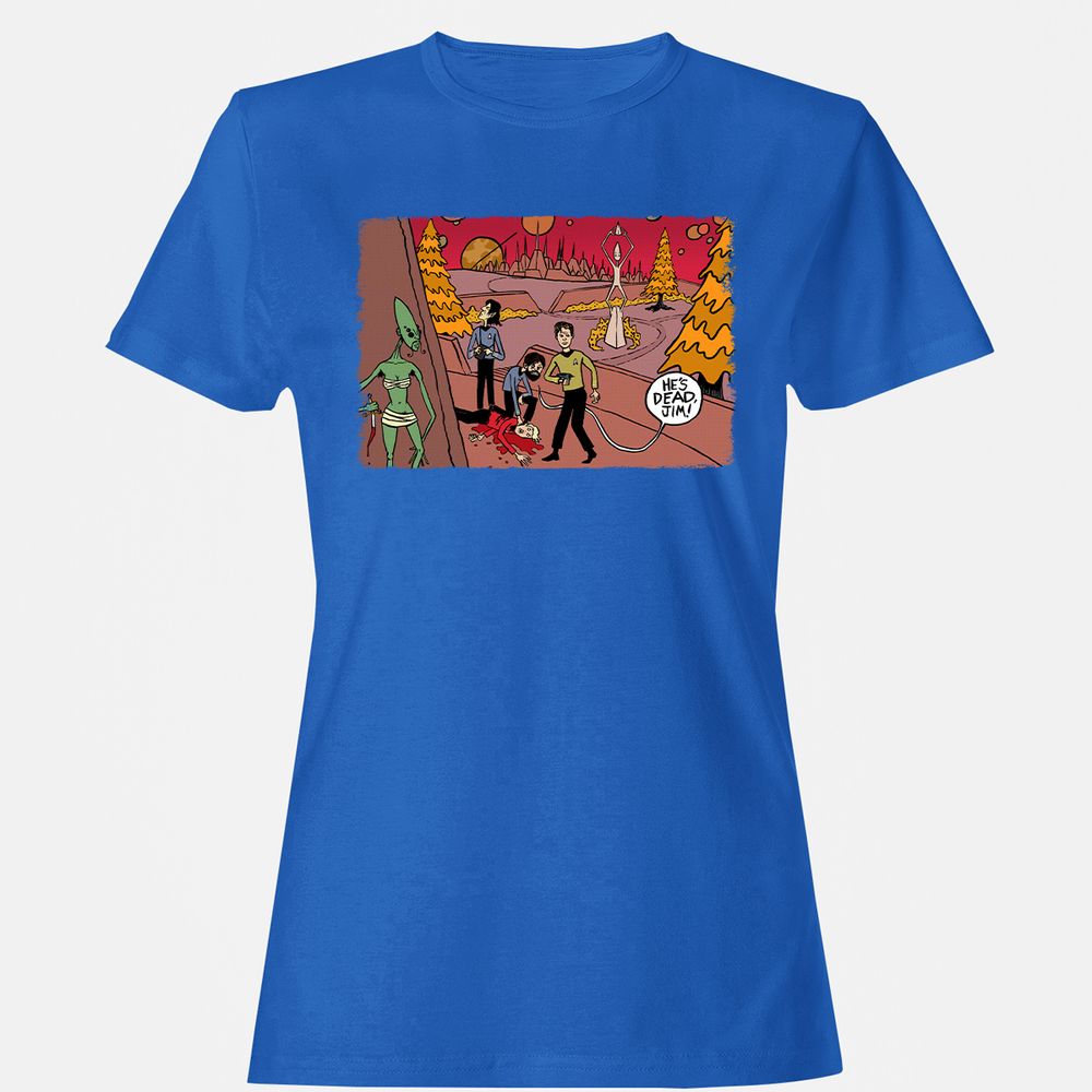 Women's T-Shirt - FJ17YBLH - Royal - 14