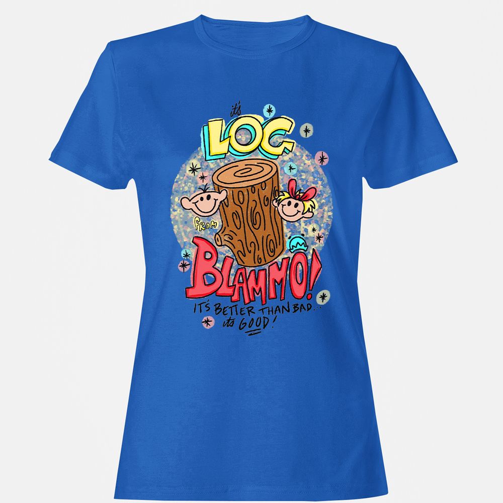Women's T-Shirt - L86BYHK5 - Royal - 14