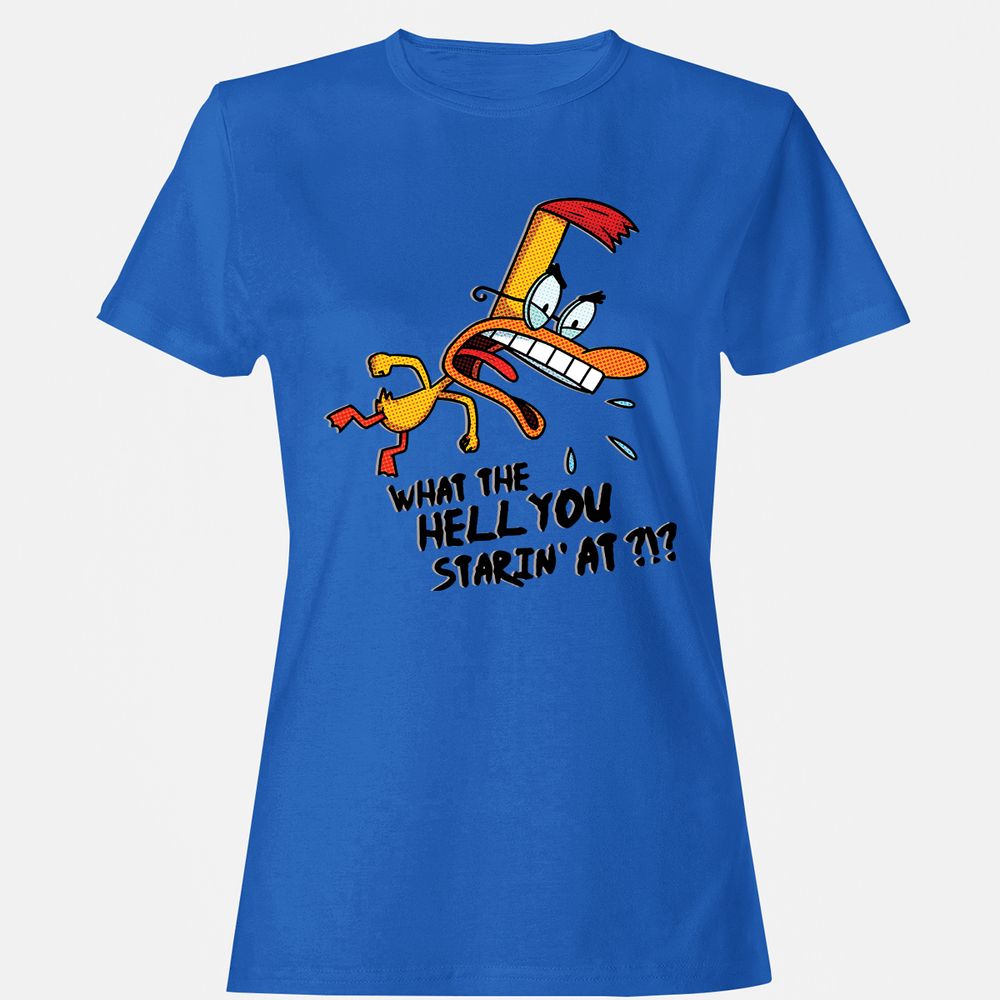 Women's T-Shirt - 83J4JYQF - Royal - 14