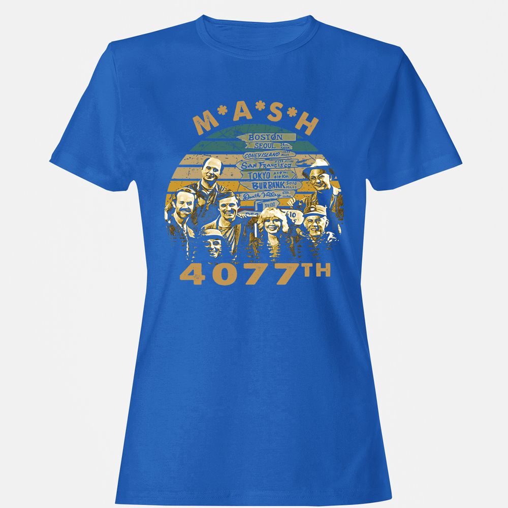 Women's T-Shirt - SDZNV735 - Royal - 14