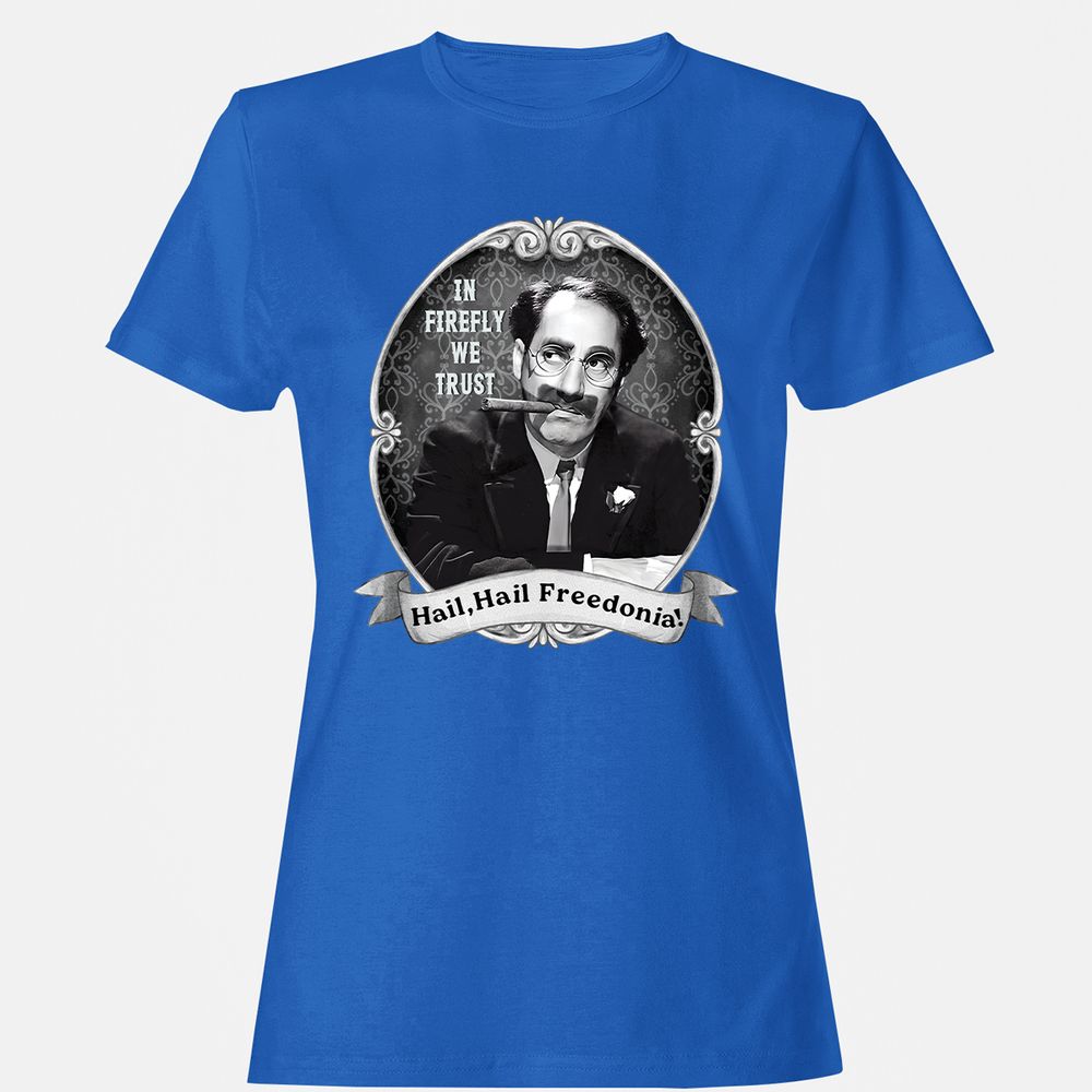 Women's T-Shirt - XEMV53HJ - Royal - 14
