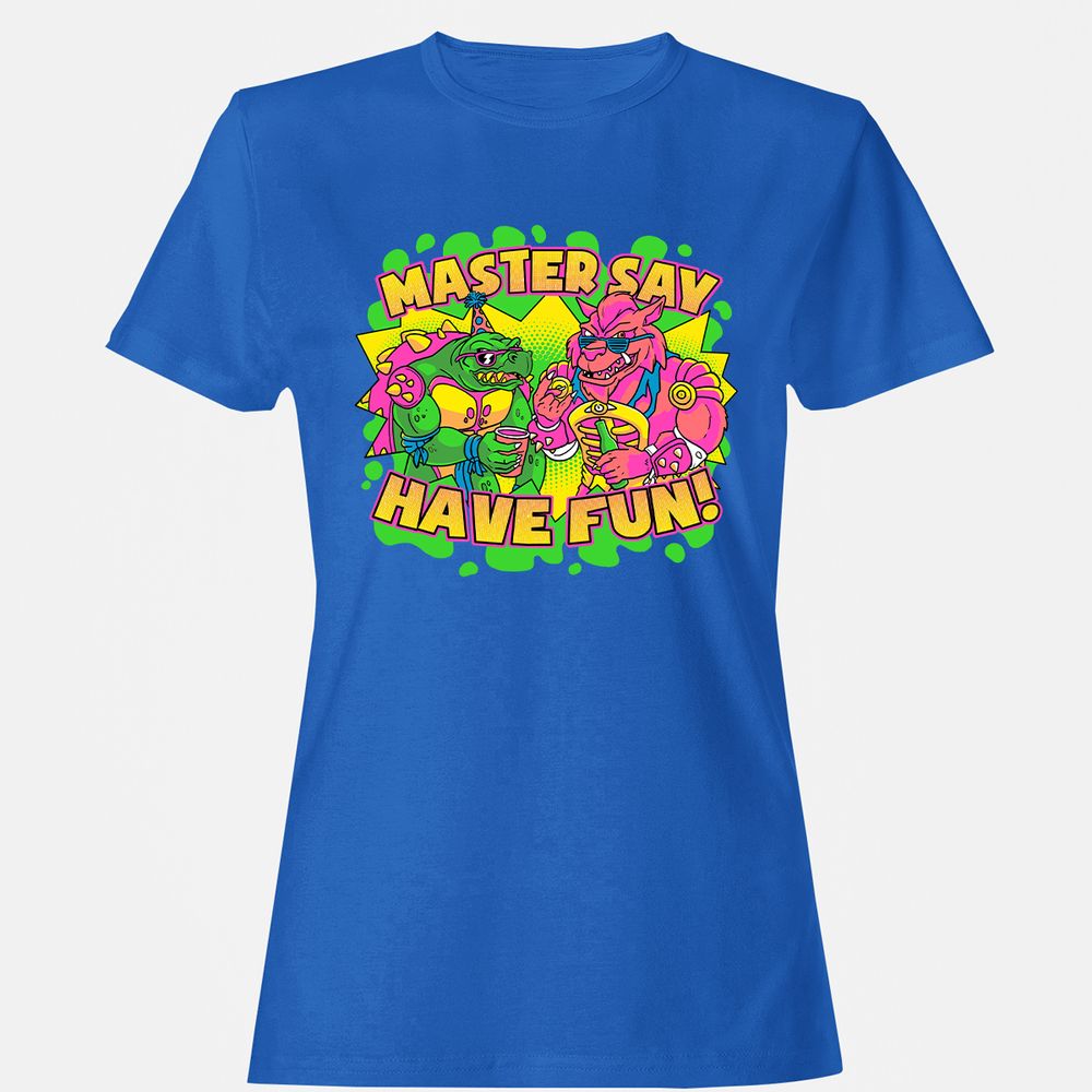 Women's T-Shirt - QCKKSWMU - Royal - 14