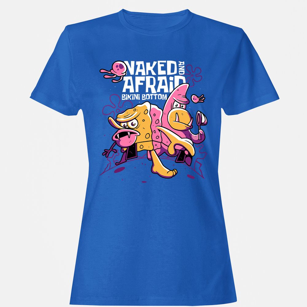 Women's T-Shirt - 4KJBJFST - Royal - 14