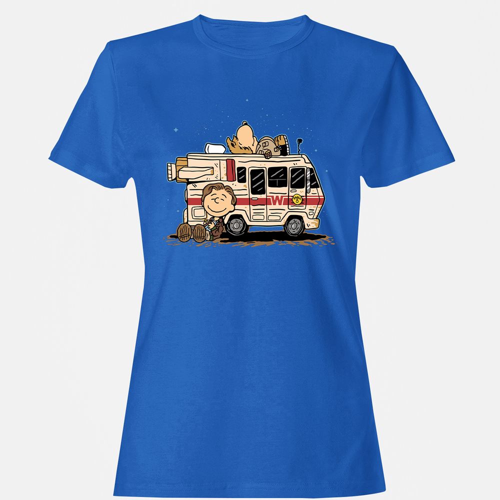 Women's T-Shirt - 9EP1QK2M - Royal - 14