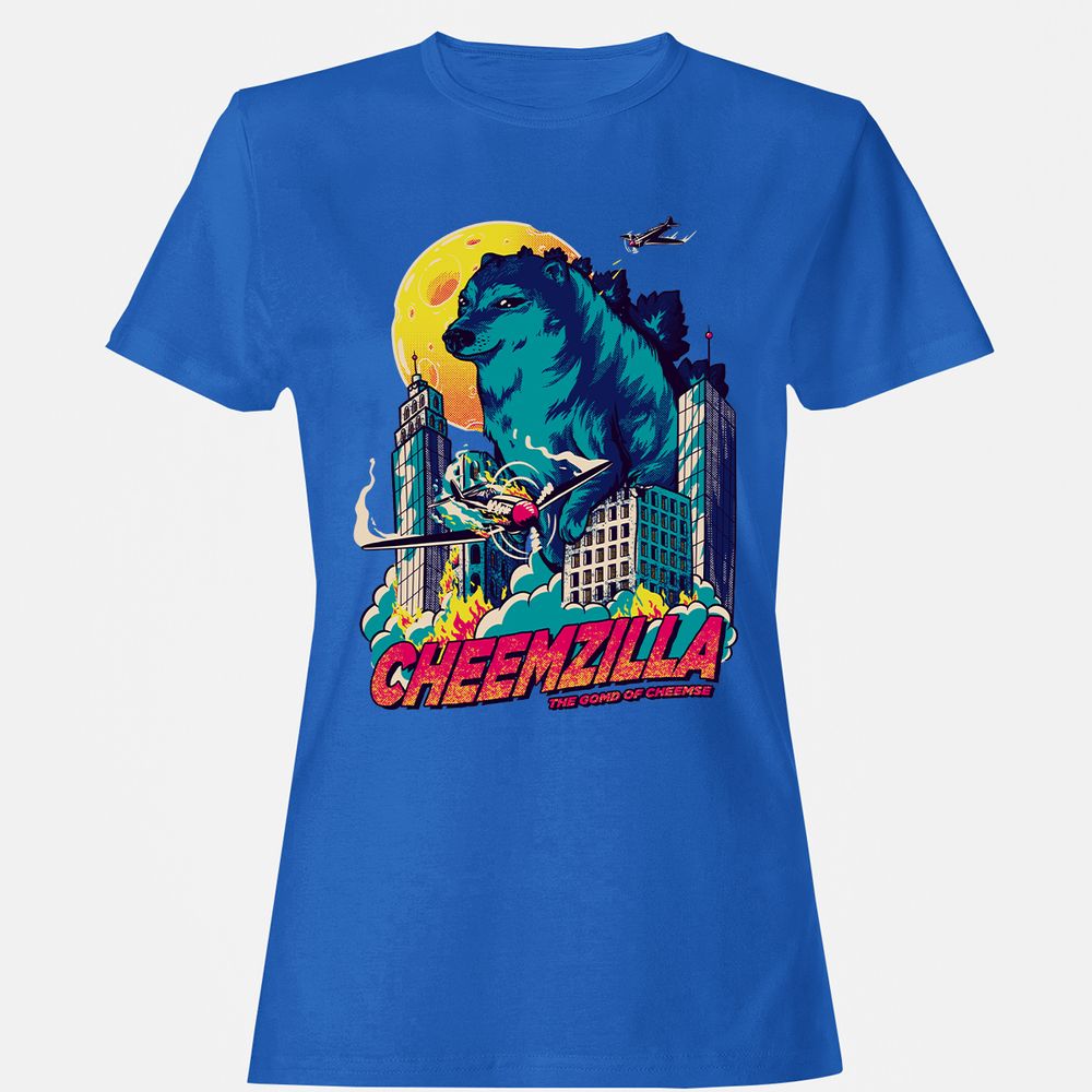 Women's T-Shirt - L333P5VJ - Royal - 14