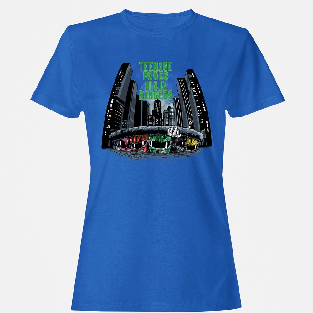 Women's T-Shirt - 3YFZJAGQ - Royal - 14