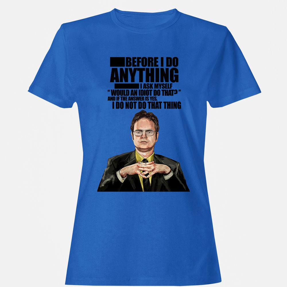 Women's T-Shirt - U4CCZ2D3 - Royal - 14