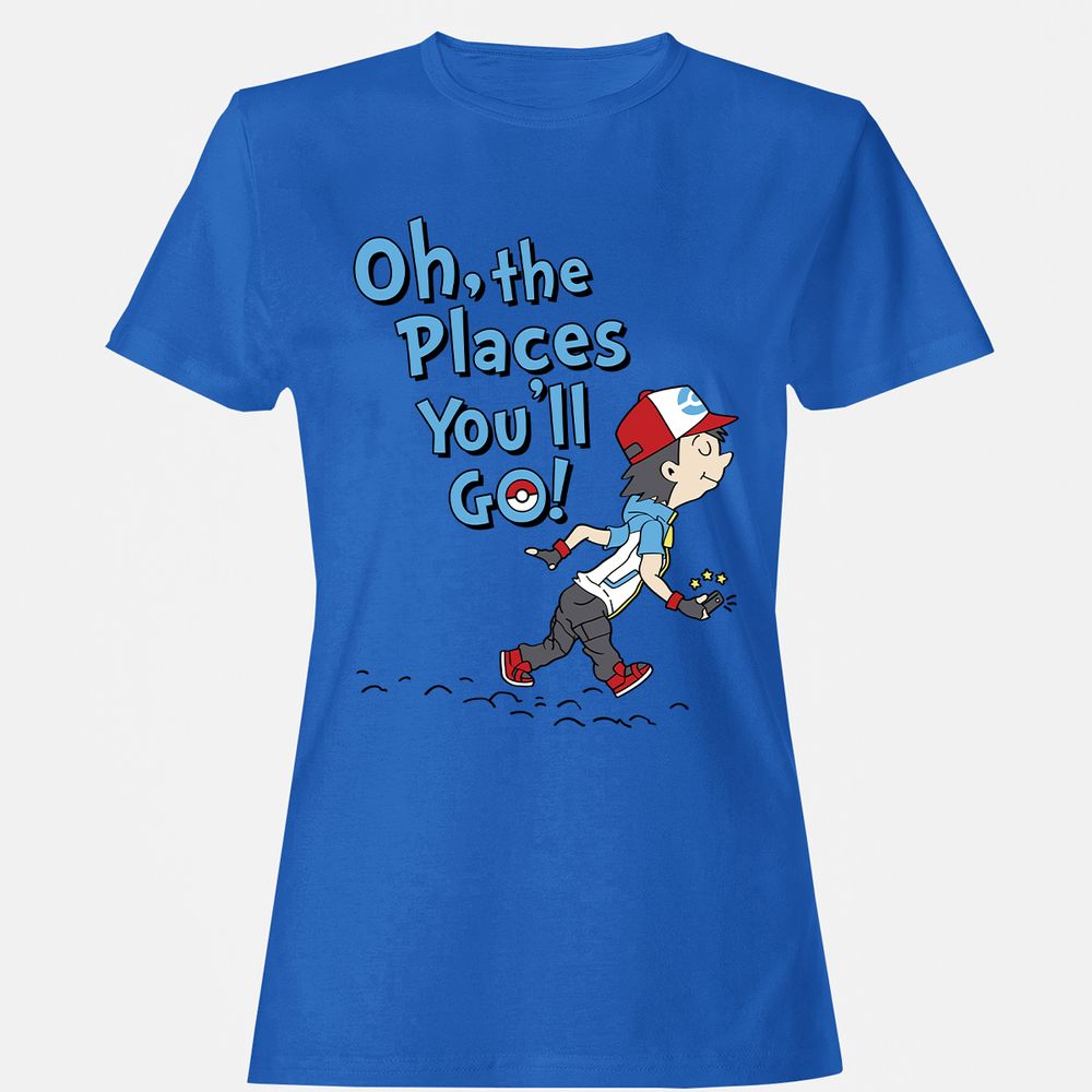 Women's T-Shirt - 1MPNH8FZ - Royal - 14