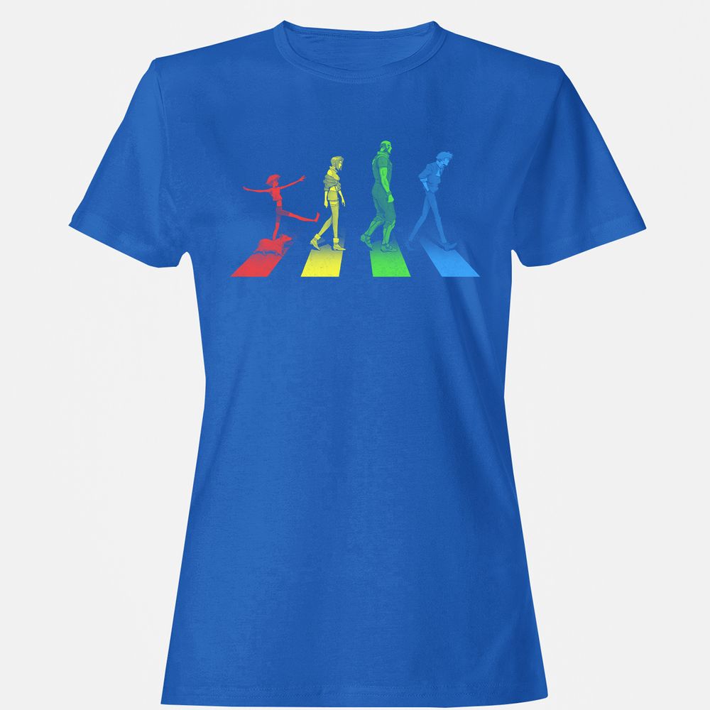 Women's T-Shirt - 9S6BDUNQ - Royal - 14