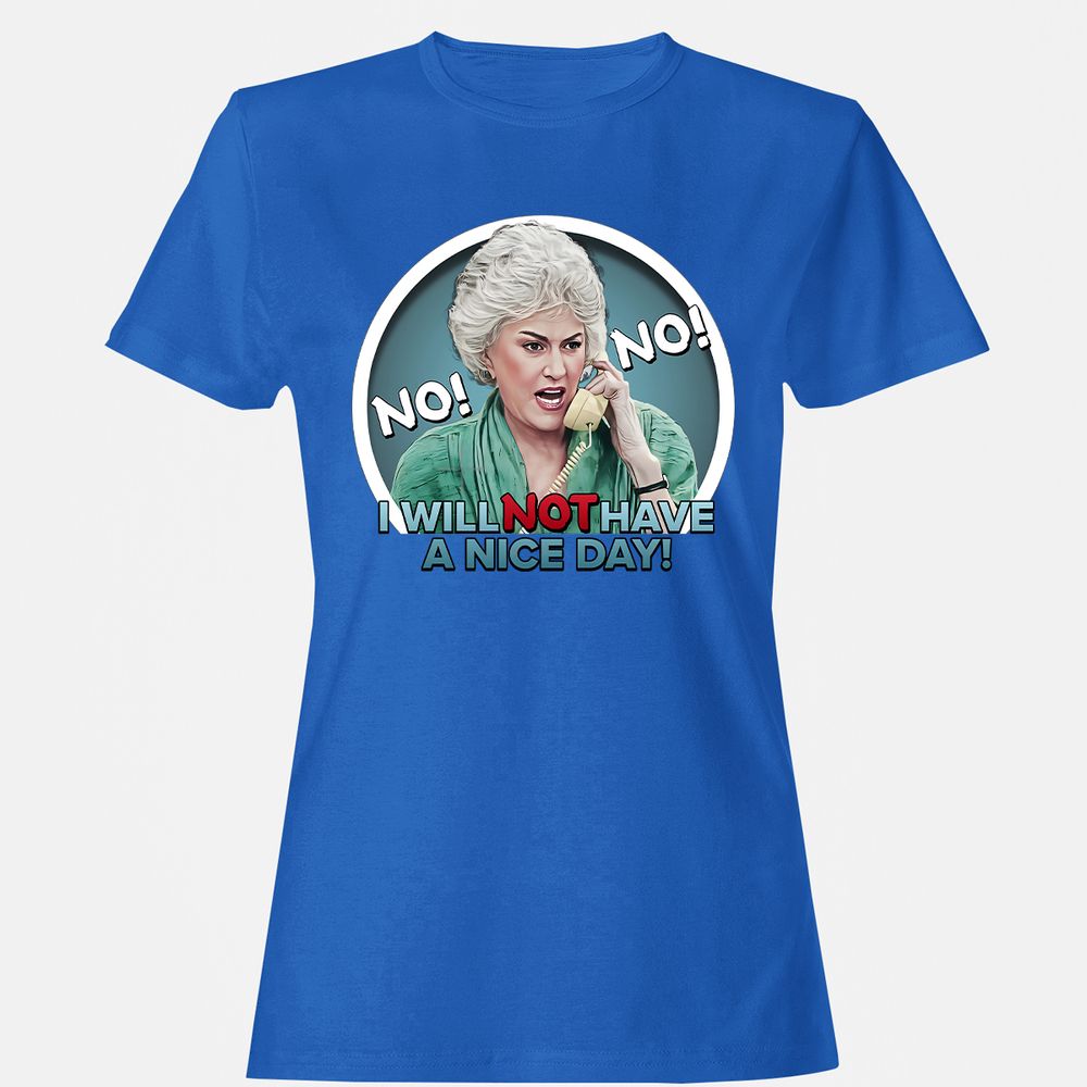 Women's T-Shirt - QFY3BM6Z - Royal - 14