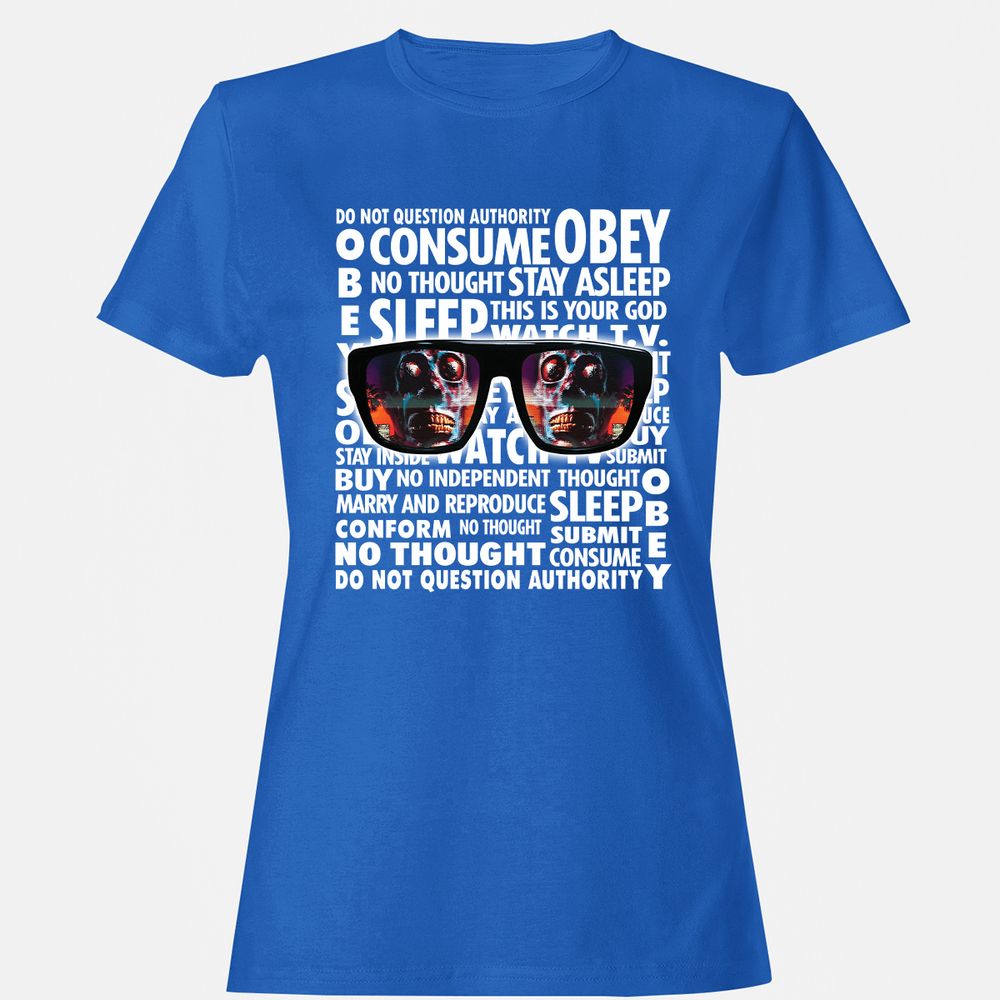 Women's T-Shirt - WDP5MYQ8 - Royal - 14