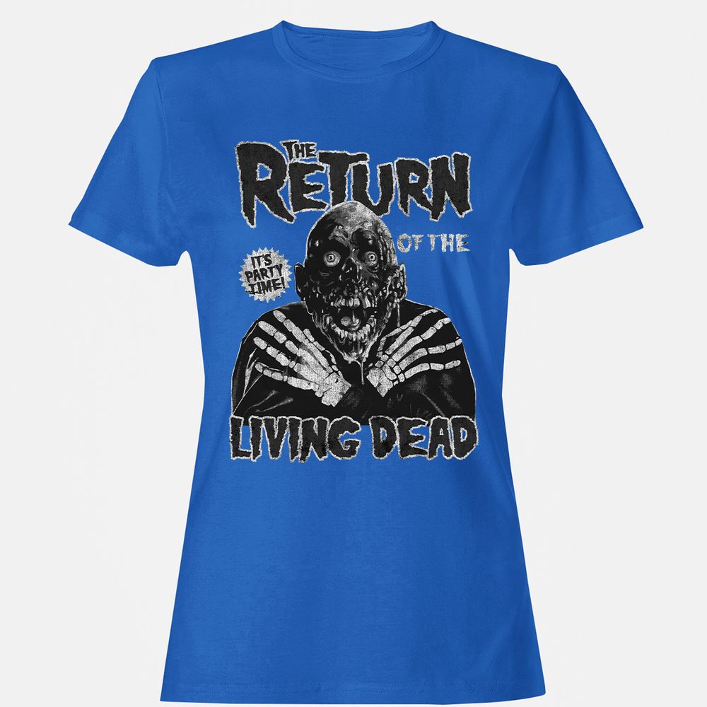 Women's T-Shirt - 4VPQYNVQ - Royal - 14