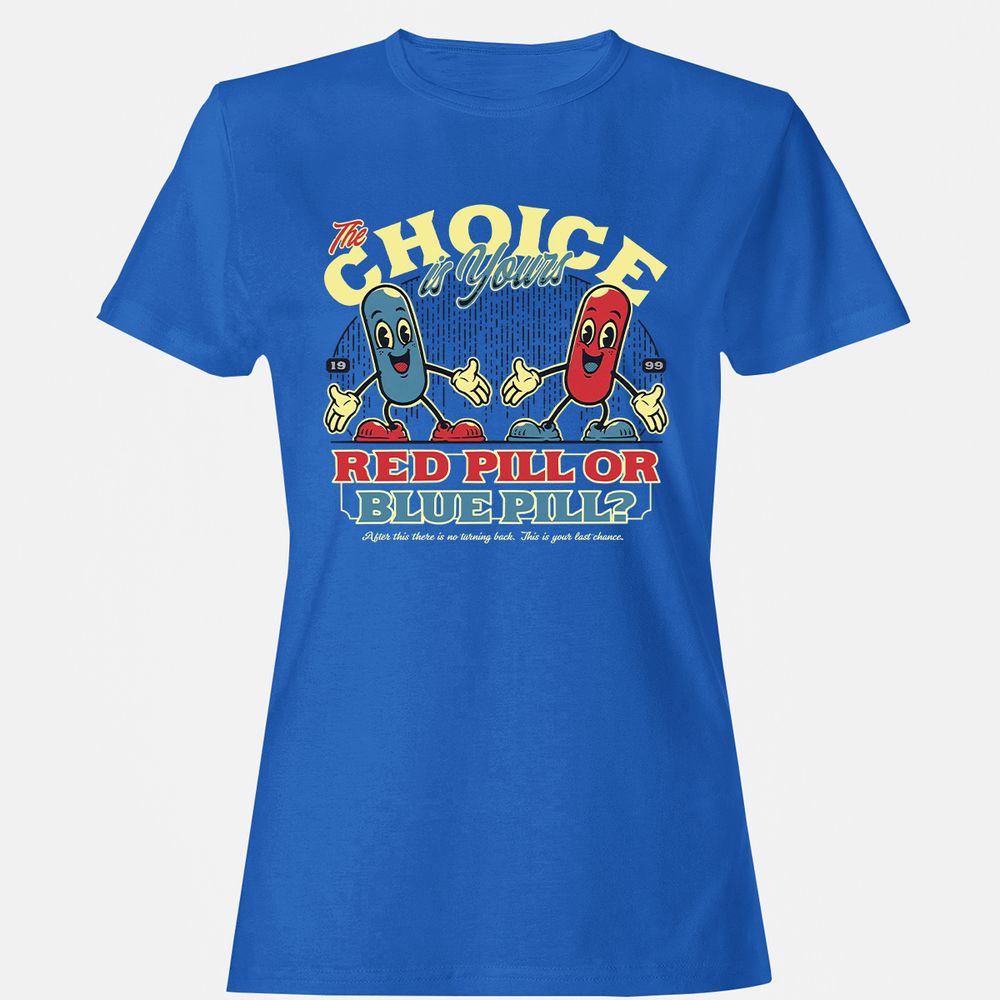 Women's T-Shirt - P74QA1YM - Royal - 14