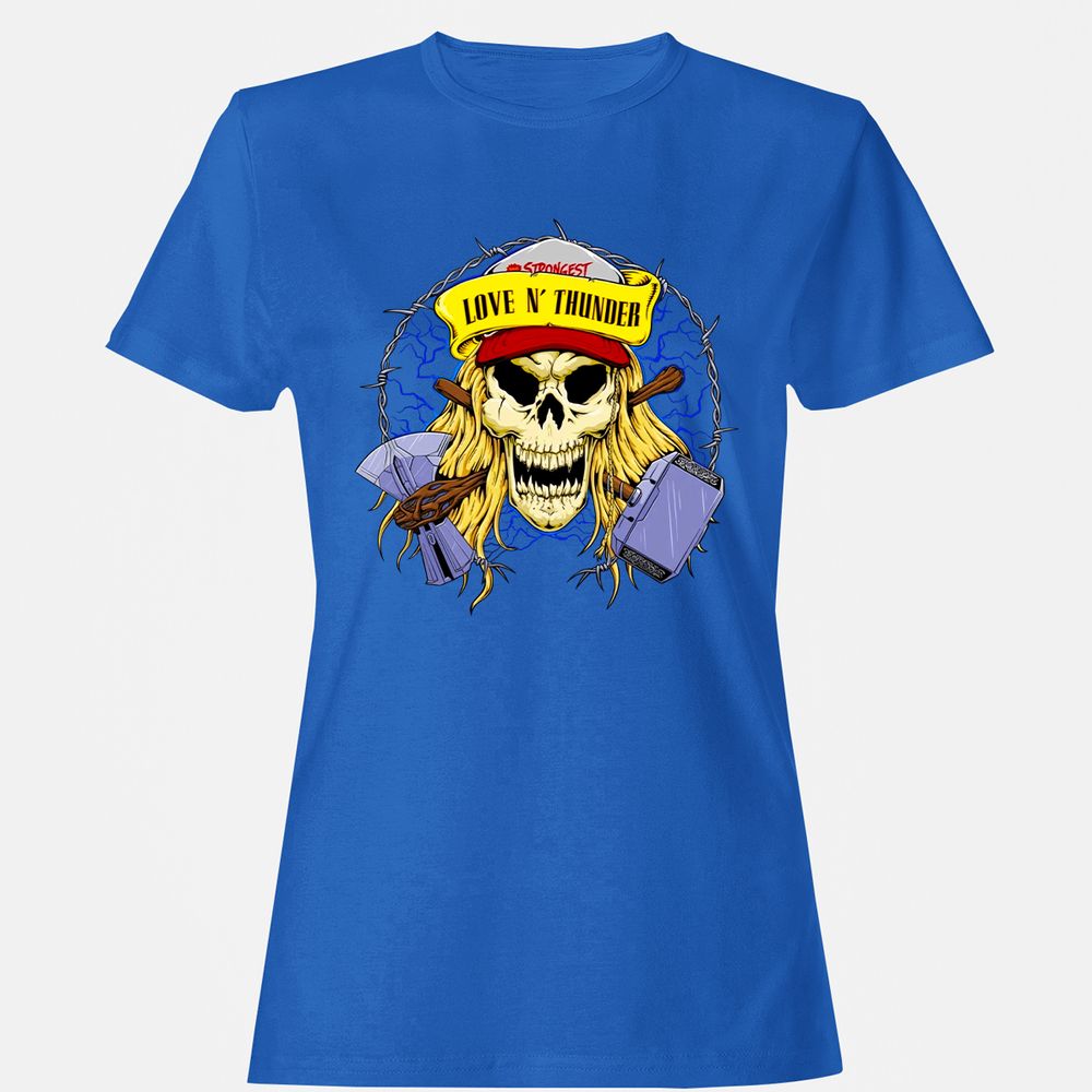 Women's T-Shirt - TVQHSJ5Y - Royal - 14