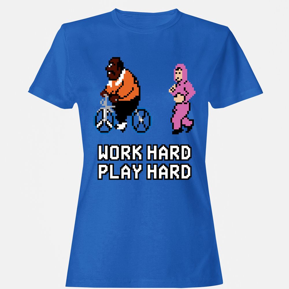 Women's T-Shirt - 8U8EEMDM - Royal - 14