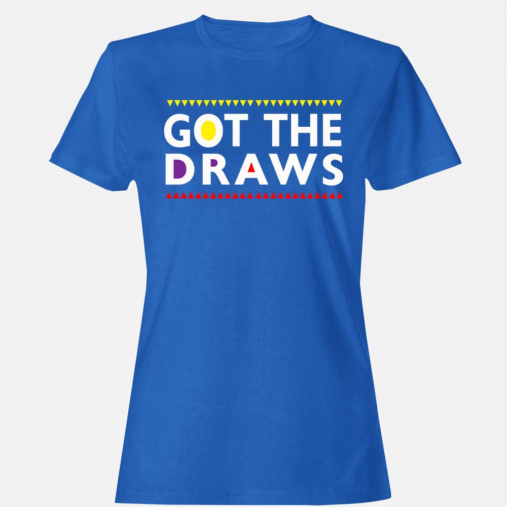 Women's T-Shirt - E62LMBQL - Royal - 14