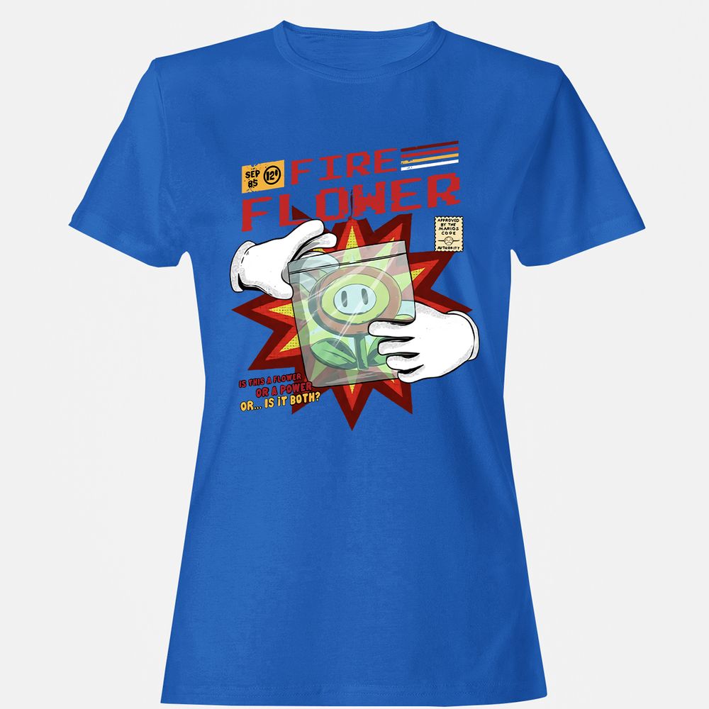 Women's T-Shirt - KP7HGEQS - Royal - 14