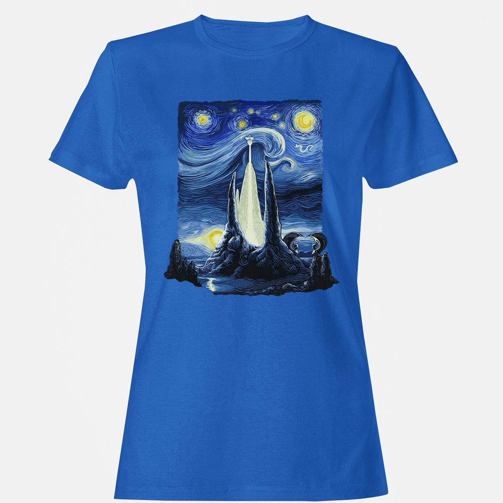 Women's T-Shirt - Q8VD7K95 - Royal - 14