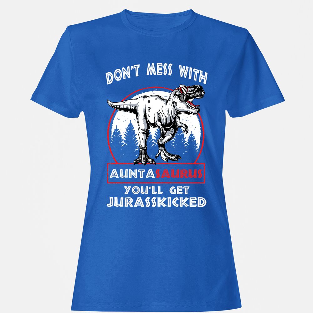 Women's T-Shirt - 87D8J5LA - Royal - 14