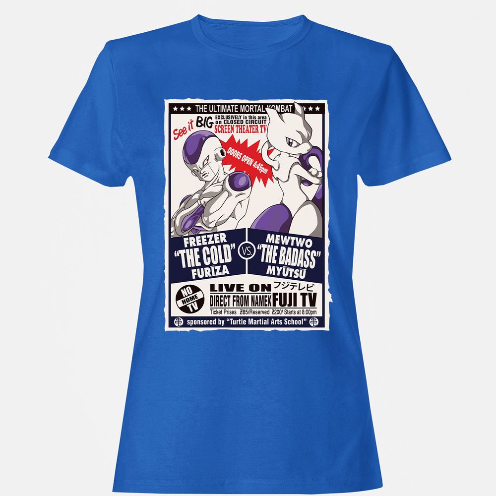 Women's T-Shirt - 4H5HKXRB - Royal - 14