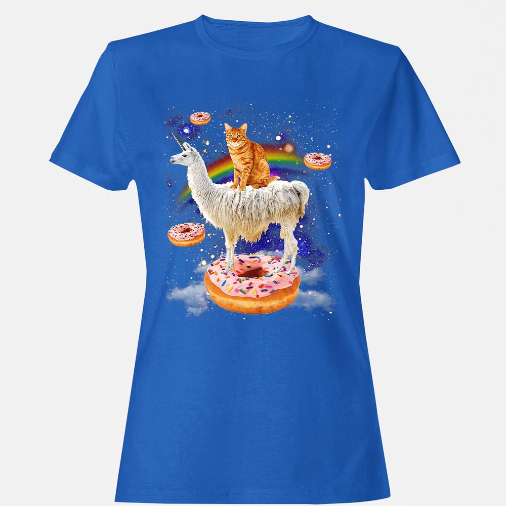 Women's T-Shirt - DZHQCS6F - Royal - 14