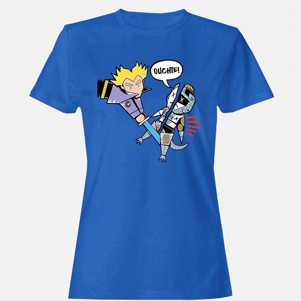 Women's T-Shirt - E57NVJZB - Royal - 14