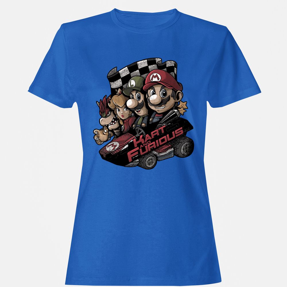 Women's T-Shirt - KVNQX68A - Royal - 14
