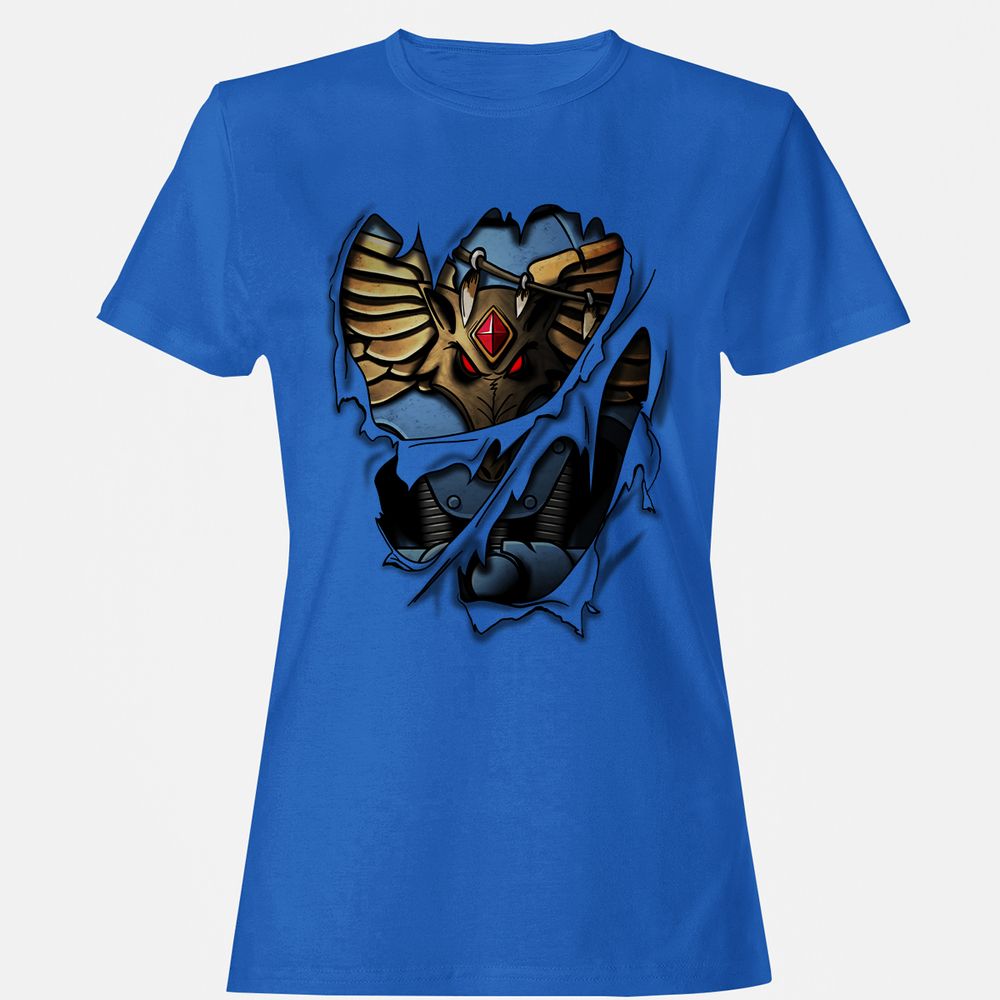 Women's T-Shirt - E57YKH7P - Royal - 14